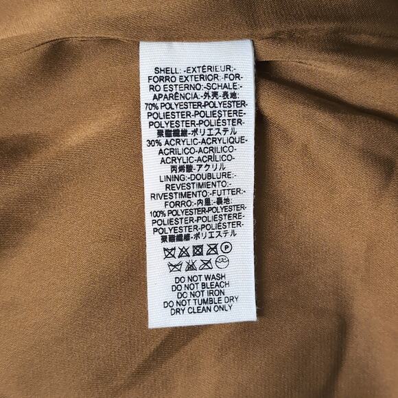 Free People Mena Cropped Faux Fur Jacket Teddy Size M - Picture 6 of 8